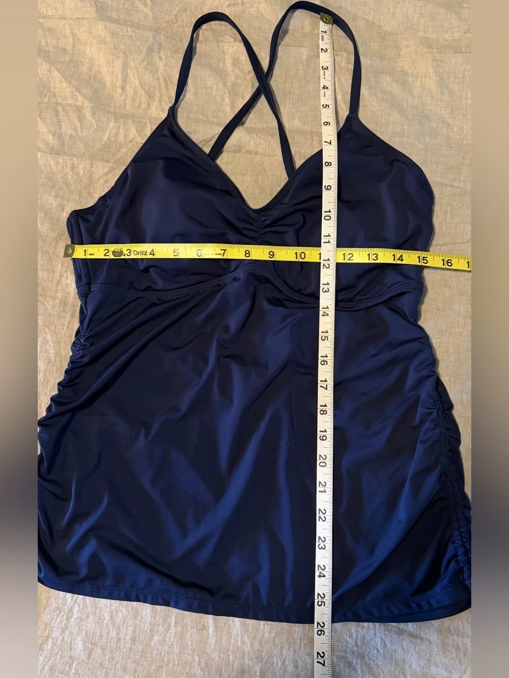 Carve Designs Navy Camari Tankini - Picture 7 of 10